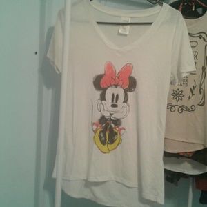 A Minnie mouse shirt